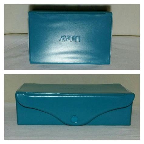 Vintage Blue Avon Jewelry Box/Display 